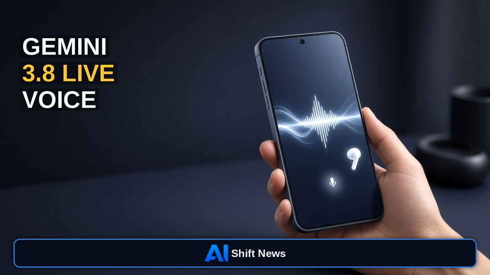 AI Shift News thumbnail for Google Launches Gemini 3.8 Live and Live Extended Thinking — Company Benchmarks, Tiered Rollout