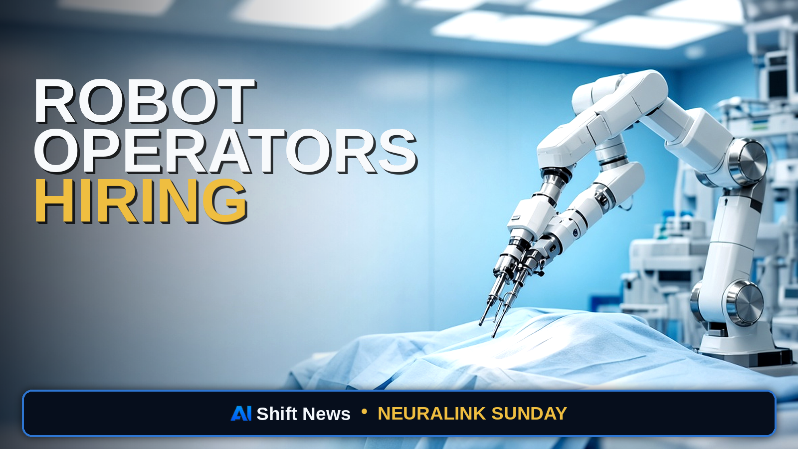 AI Shift News thumbnail for Neuralink September Update: Hiring, China BCI Rules, Rivals