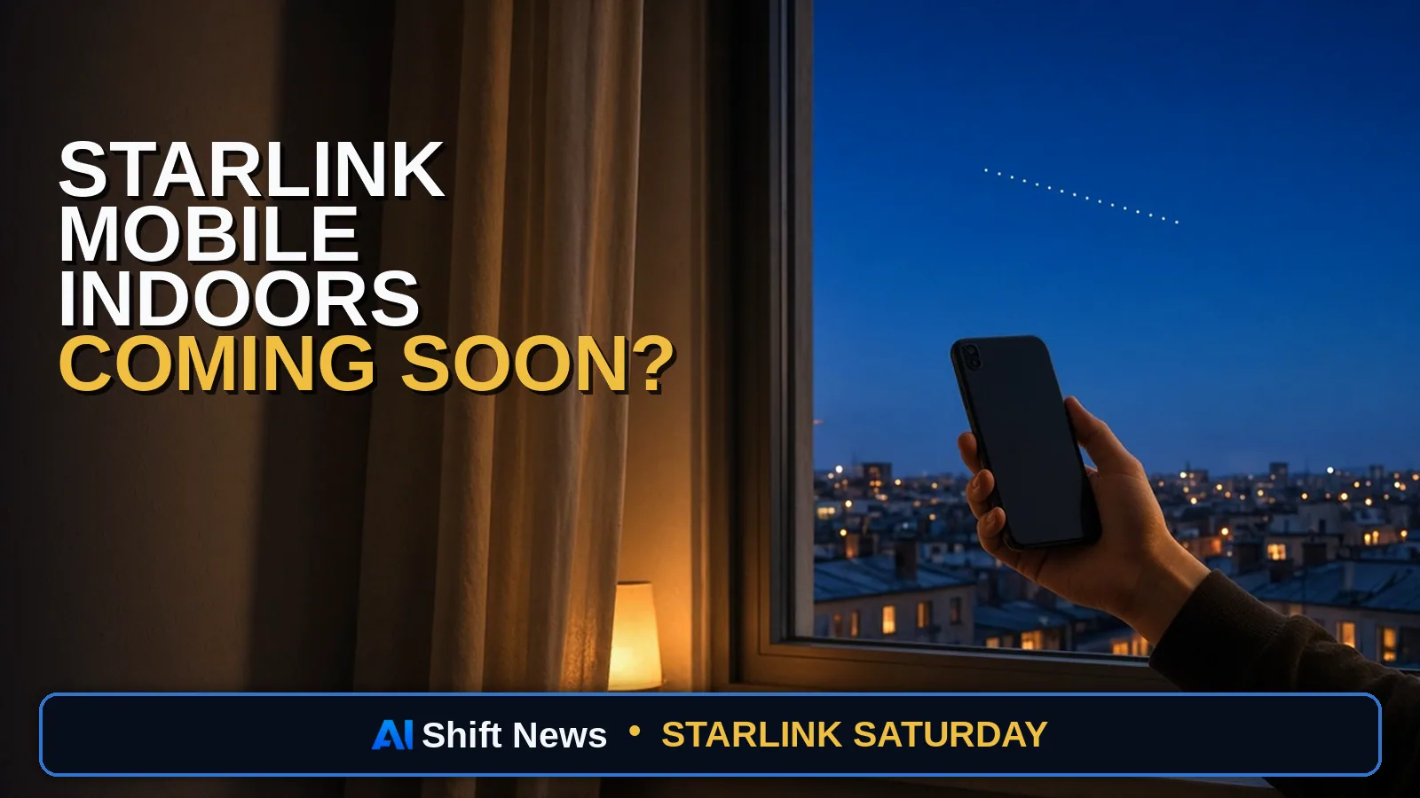 AI Shift News thumbnail for Starlink Mobile Spectrum Deal: 800 MHz Buy Still Needs FCC