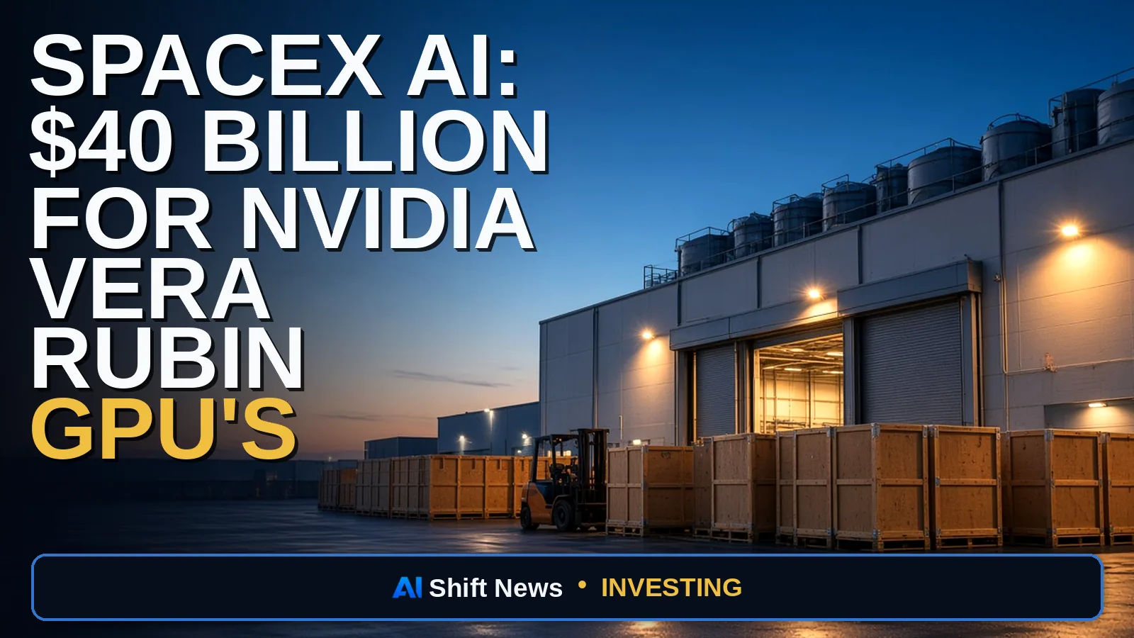 AI Shift News thumbnail for SpaceX Apollo GPU Deal: $40B Lease Committed, Not Closed
