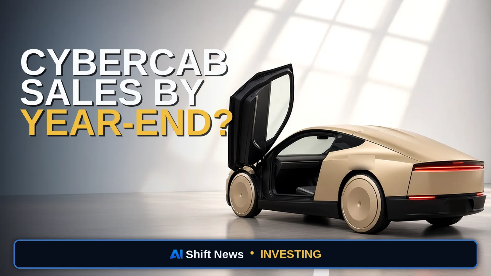 AI Shift News thumbnail for Tesla Q3 2026 Earnings: Cybercab Plans, Capex Cut to $20B
