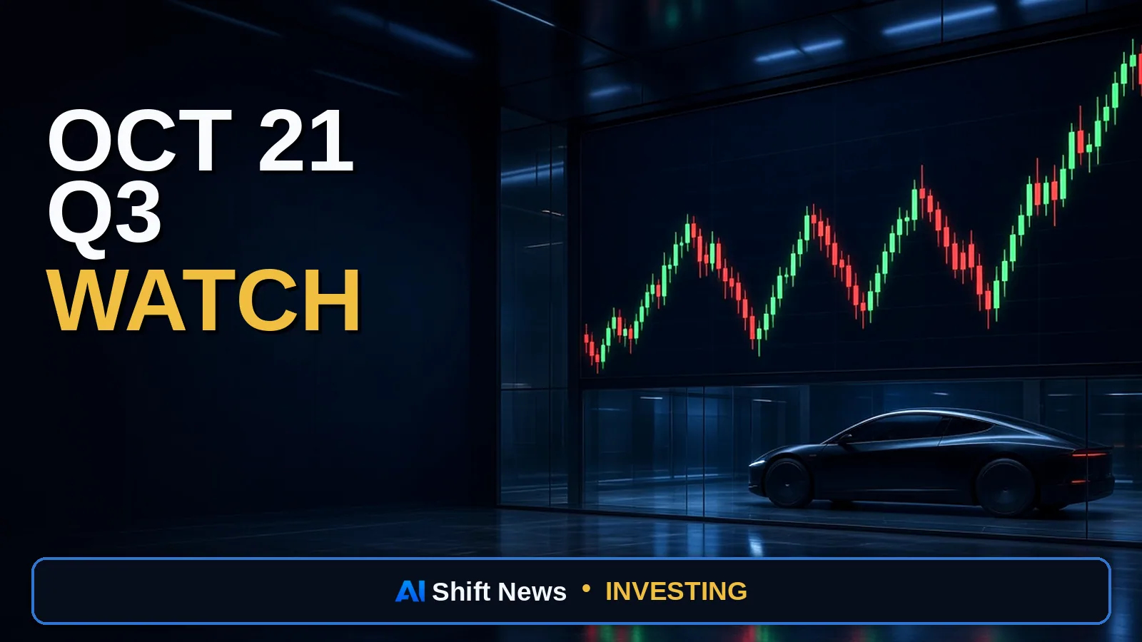 AI Shift News thumbnail for TSLA Q3 Oct 21: Cybercab Numbers and NHTSA Calendar